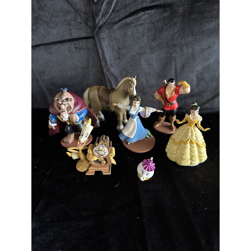 Disney 7 Piece Beauty And The Beast PVC Figurine Playset